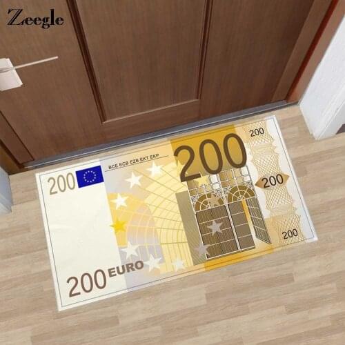 Zeegle Welcome Doormats Outdoor Non-slip Carpets Bathroom Mats Absorbent Kitchen Area Rug Foot Pad Tapete Corridor Rug