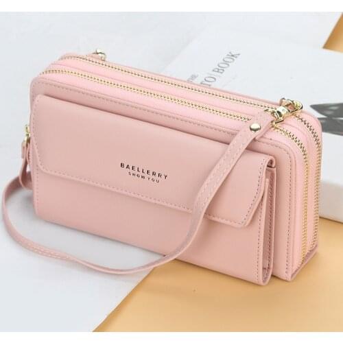 New Korean Style Womens Mobile Phone Bag Luxury Handbags Women Bags Designer Shoulder Bag Woman Phone Wallet Ladies Hand Bags