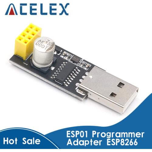 10pcs ESP01 Programmer Adapter UART GPIO0 ESP-01 Adaptaterr ESP8266 CH340G USB to ESP8266 Serial Wireless Wifi Developent Board