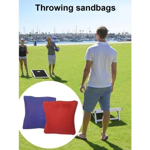 10PCS Bean Bags Leak-proof Durable Cornhole Throwing Sandbags Outdoor Family Parties Game Tool Gift For Children
