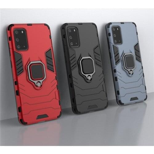 30pcs Magnet Suction Armor Hard Case Kickstand Cover Shockproof Stand For Samsung Galaxy A02S A02 A12 A22 A32 A42 A52 A72 A82