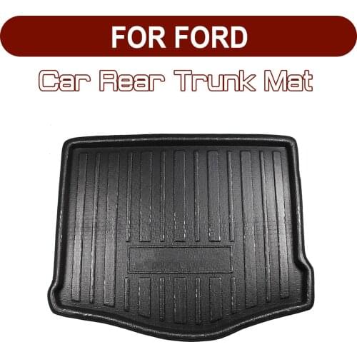 Car Rear Trunk Boot Mat Floor Mats Carpet Anti Mud Cargo FOR FORD Mondeo Focus Fiesta S-MAX EcoSport EDGE Taurus Kuga Explorer