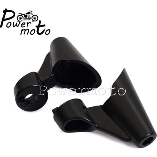 Black Aluminum Motorcycles Front Turn Signal Indicator Light Bracket Relocation Kit For Harley XL1200X 2010-2015