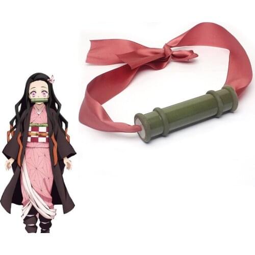 Demon Slayer Cosplay Props Kamado Nezuko Cosplay Sealing Stick Anime Kimetsu no Yaiba Cosplay Accessories