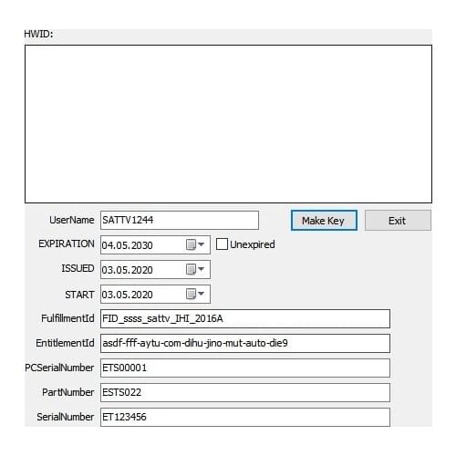 IHI SHIBAURA Electronic Service Tool I 2016A+keygen