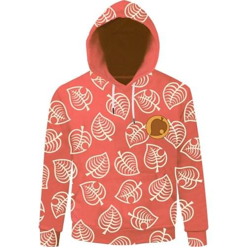 Game Animal Cosplay Crossing Isabelle 3D Print Hoodie Tops Cosplay Hooded Hoodie Sweatshirt Pullover For Kids
