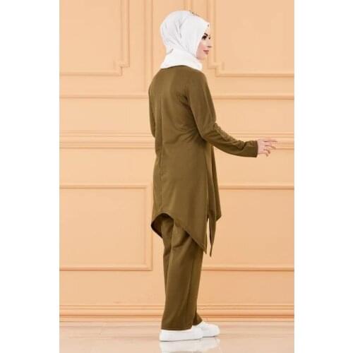Tunic Pants Combination abayas muslim sets modest clothing turkey dresses for women hijab dress muslim tops islamic clothing aba