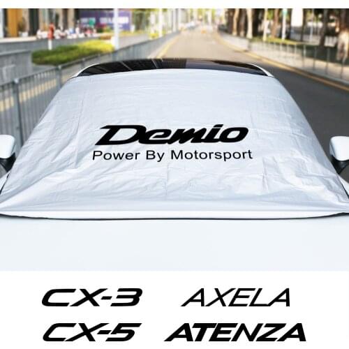 Summer Auto Windshield Sunshade Winter Snow Cover Waterproof Protector For Mazda 3 6 CX3 CX5 MS MPS Demio Axela Car Accessories