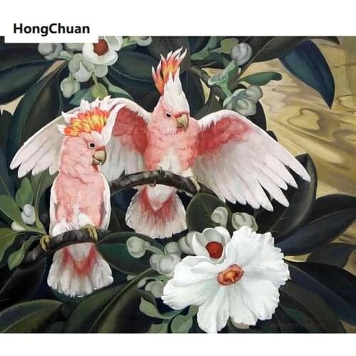 Cute bird cartoon mural 5D DIY round/square diamond painting embroidery mosaic cross stitch home decoration new year gift