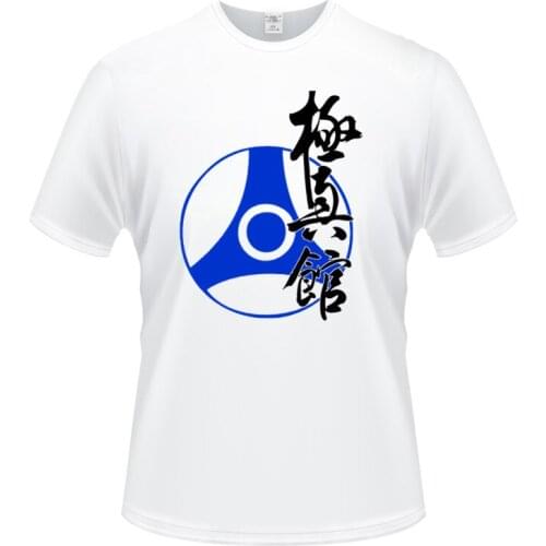2020 summer t shirt mens Kyokushinkan Karate short-sleeved cotton T-shirt men bottoming shirt solid color Casual clothes Tees
