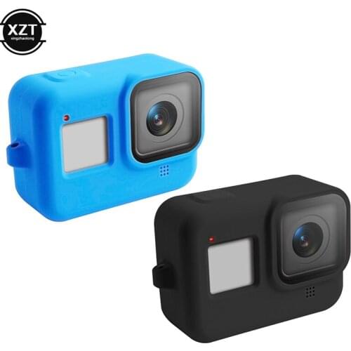 Soft Silicone Body Case For Gopro Hero 8 Case Protective Full Cover Shell For Gopro Hero 8 Blcak New Action Camera Accessories