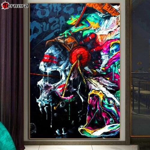 Diamond painting set Color Musician Skeleton Man 5d diy handmade embroidery kit full squareround drill Cross Stitch home decor