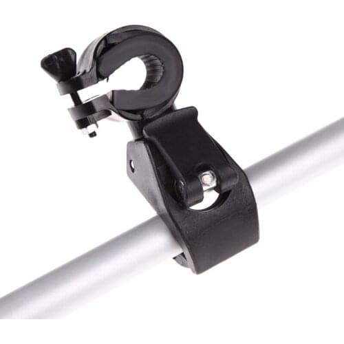 Plastic MTB Mountain Road Bike Mount Holder Bicycle LED Flashlight Torch Bracket Front Light Clip Bicycle Lights Accessories