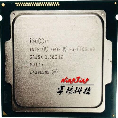 Intel Xeon E3-1265L v3 E3 1265Lv3 E3 1265L v3 2.5 GHz Quad-Core Eight-Core 45W CPU Processor LGA 1150