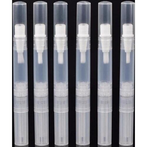 3ML 5ML Empty Twist Pen with Brush Travel Portable Tube Nail Polish/ Teeth Whitening Gel/ Eyelash Growth/ Lip Gloss tube