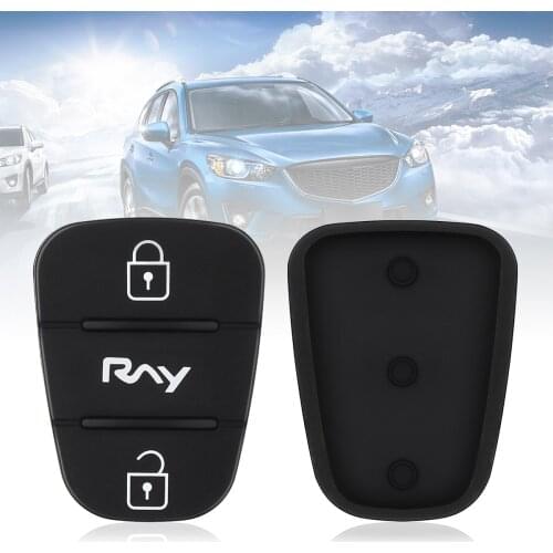 3 Buttons Rubber Pad Insert Replacement Fit for Ceed Hyundai Solaris Accent l10 l20 l30 Kia Rio Flip Remote Car Key Shell