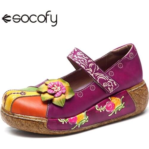 Socofy Mary Jane Women's Shoes