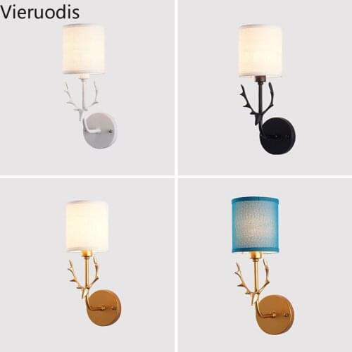 Modern LED Wall Lamp Creative Antler Wall Light for Bedroom Bedside Living Room Corridor Aisle Stair Light Home Decor Luminarias
