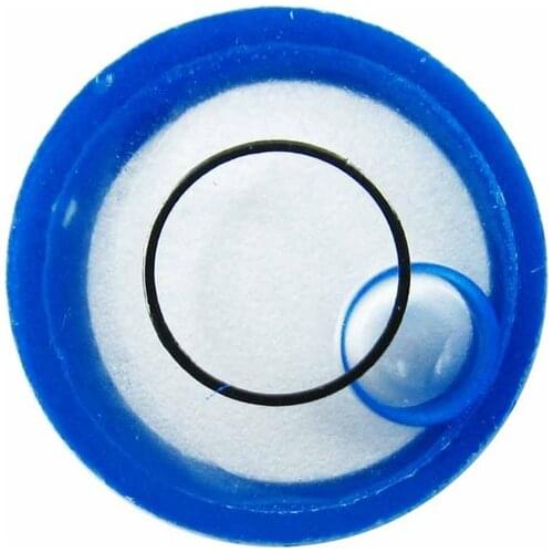 HACCURY 15*6MM Glass Circular Level bubble Spirit Level Surface Leveler Color Black or Blue