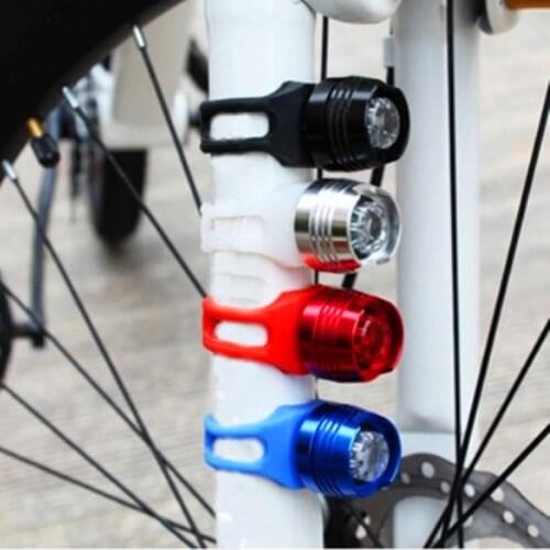 1PC LED Waterproof Bike Bicycle Cycling Front Rear Tail Helmet Red Flash Lights Safety Warning Lamp Cycling Safety Caution Light