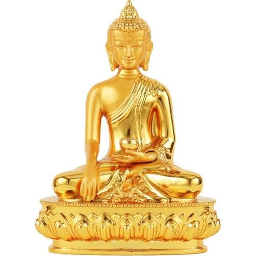 Tantra Carrying Small Buddha of Shakyamuni, Tibetan Hall Home Dedicated Decoration