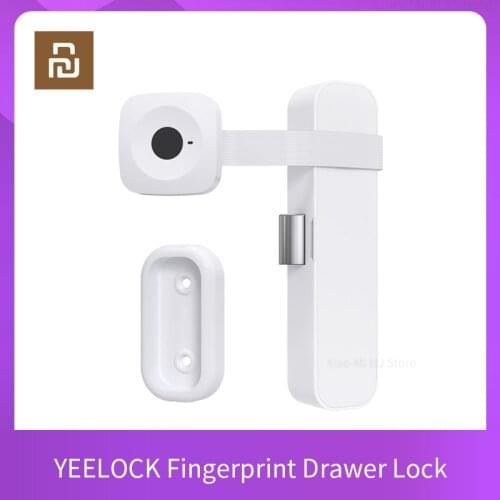 Youpin YEELOCK Smart Drawer Cabinet Lock Keyless Unlock Anti-Theft Child Safety File Security door Fingerprint Lock