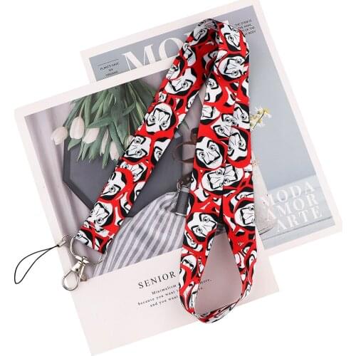 ZF3411 1pcs Funny Bearded Man Neck Strap Lanyard For Keys ID Card Gym Phone Straps USB Badge Holder DIY Hang Rope Lariat Lanyard