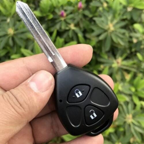 DAKATU Blank Replacement Remote Car Key Shell Case 2 Button For JAC J2 Yueyue J3 Tojoy J5 Heyue Remote Shell with LOGO