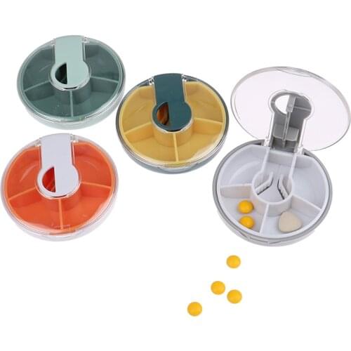 1Pcs Portable Mini Pill Cutter Splitter Divide Storage Case Medicine Cut Compartment Box Holder Pill Splitters