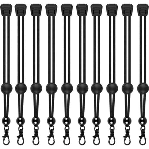 10Pcs Hand Strap Flashlight Rope Paracord Wrist Strap Lanyard with Quick-Release Buckle Key Holder Phone Strap for Outdoor