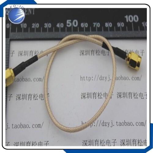 2PCS/LOT Double headed SMA connecting cable wire length 30CM internal thread needle s