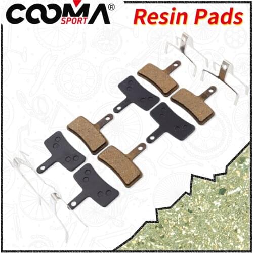 Electric Bicycle Disc Brake Pads for Dorado HD-E710 Disc Brake, Black Resin, 4 Pairs