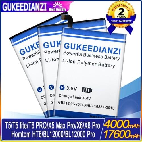 Battery For Doogee X30 X5 Max Pro T5 lite BL12000 Pro X6 Pro T6 Pro Homtom HT6 Batteria BAT16484000 BAT16464500 BAT17613360