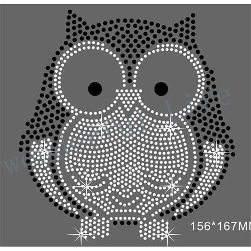 Free shipping Decoration Rhinestone iron on Bling Transfer