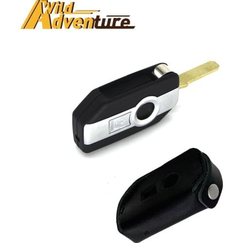 Moto Start Remote Control Keyless Key Cover Case For BMW R1200GS R1250GS R1200 GS/RS F750GS K1600GT GTL One-Click Uncut Blade