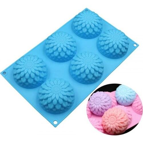 Flower Silicone Molds Wedding Cupcake Topper Fondant Cake Decorating Tools Sugarcraft Candy Clay Chocolate Gumpaste Moulds