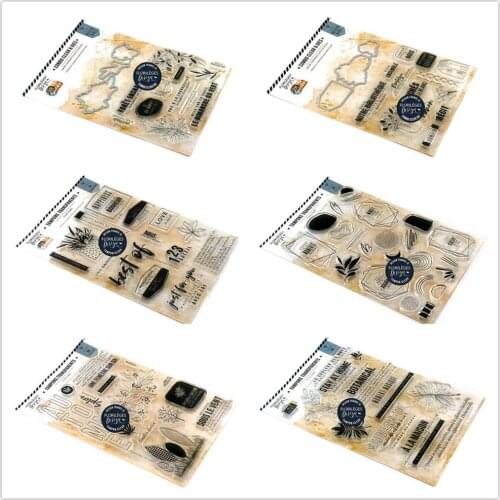 French Clear Silicone Stamp / seal for DIY Scrapbooking / Album Decorative Clear Stamp Sheets A523