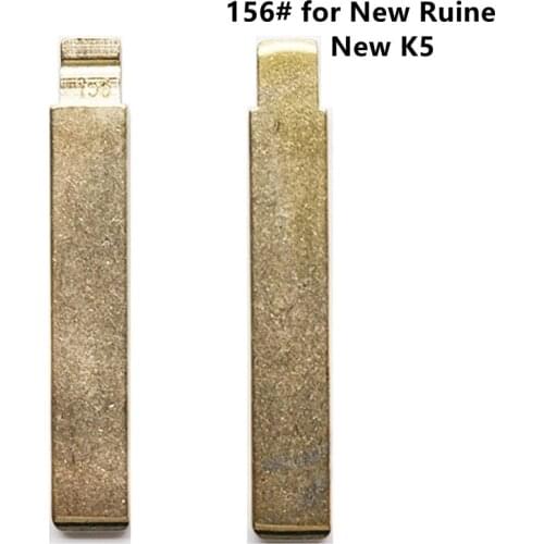 HKCYSEA 10/20/50PCS/Lot Metal Blank Uncut Flip KD/VVDI/JMD Remote Key Blade For Hyundai Verna For Kia K5 NO.156 Key blade 156