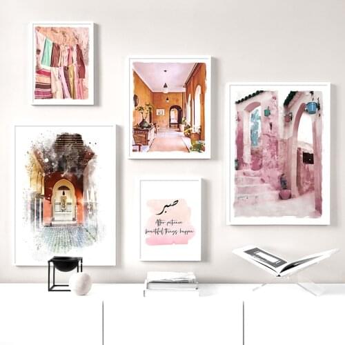 Hd Prints Picture Beautiful Build Wall Artwork Modular Painting View Cartoon Poster Canvas Living Room Home Decoration Unframed