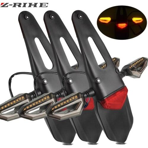 Motorcycle LED Tail Light&Rear Fender Stop Enduro taillight MX Trail Supermoto For 65SX/XC 85/150SX/XC 125SX/XC-W/EXC 150SX