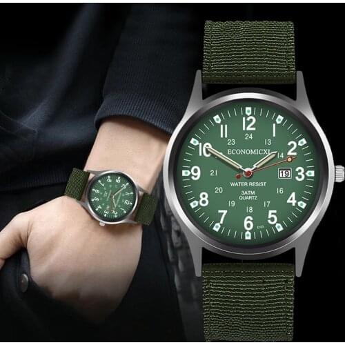 Mens Nylon 30m Waterproof Quartz Wristwatches Luxury Watch Men Designer Brand Famous Business Watch Male Smart Saat Erkek