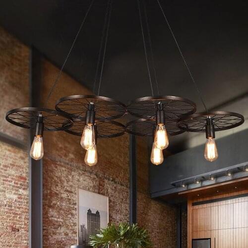 Nordic Glass Ball Pendant Lights Vintage Hoop Gold Modern LED Hanging Lamp for Living Room Home Loft Industrial Decor Luminaire