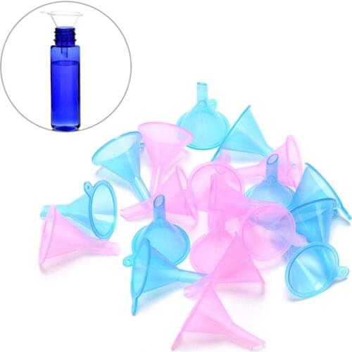 Wholesale - Plastic Mini Small Funnels For Perfume Liquid Essential Oil Filling Empty Bottle Packing Tool 300pcs/lot