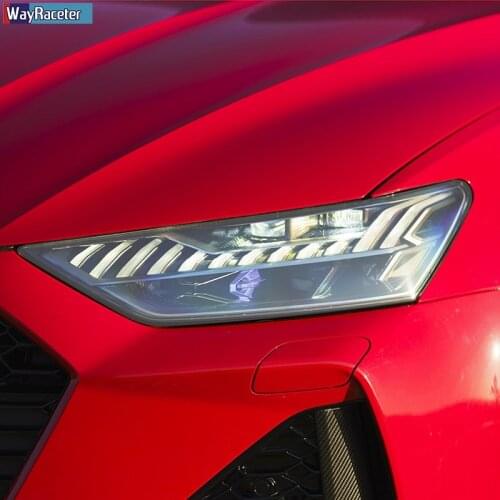 2 Pcs Car Front Light Transparent TPU Sticker Headlight Protective Film For Audi RS3 8V RS4 B8 B9 RS5 RS6 RS7 TTRS Accessories