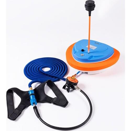 Full set of professional diving equipment for deep diving under the respirator ventilator tube