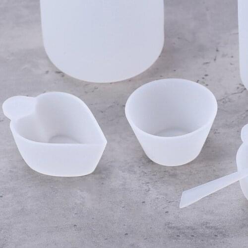 T5UF 43 Pcs Resin Glue Tools Set Measuring Mixing Cup Dropper Stirring Sticks Finger Cots UV Epoxy Resin DIY Crafts Tool Kit