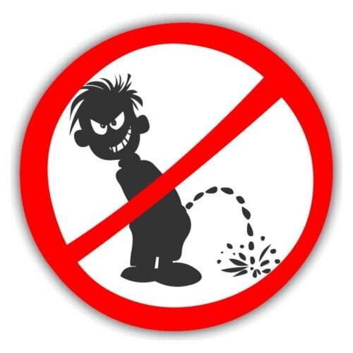 Funny Decal Warning Do Not Piss Car Stickers Waterproof Reflective Automobile Accessories Vinyl,11cm*11cm