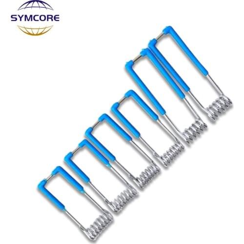 10pcs Ceiling Lamp Spring Clip Panel Lamp Clip With Blue Glue Spring Lamp Downlight Spotlights Fixing Spring Clip