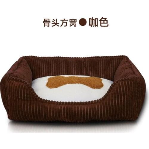 Winter dog bed square pet nest warm pet supplies