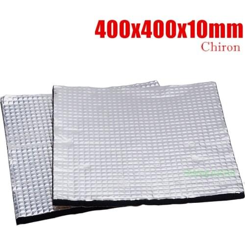 1pcs 400x400mm Heat Insulation Cotton Foil Self-adhesive Insulation Cotton 10mm Thick Chiron CR-10 S4 3D Printer parts